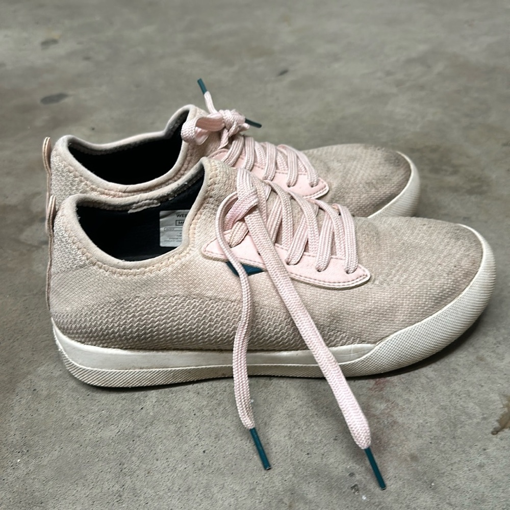 Vessi Women's Shoes in Light Pink and Beige